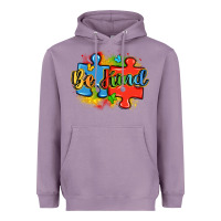 Lavender be kind autism Heavyweight Hoodie - LillyAllenDesigns