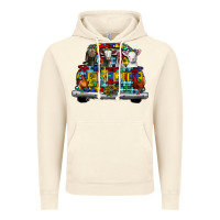 Vintage Artic farm life truck autism Vintage Hoodie - CowhideDigitalArt