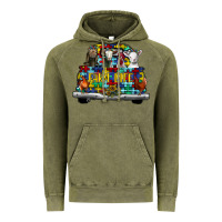 Vintage Olive farm life truck autism Vintage Hoodie - CowhideDigitalArt