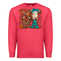 Cardinal Western Fall Cow Mama Premium Sweatshirt - LillyAllenDesigns
