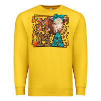 Lemon Western Fall Cow Mama Premium Sweatshirt - LillyAllenDesigns