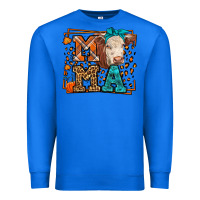 True Royal Western Fall Cow Mama Premium Sweatshirt - LillyAllenDesigns