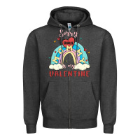 Charcoal Heather sorry girls mommy is valentine Zipper Hoodie - MaliasSmallBusiness