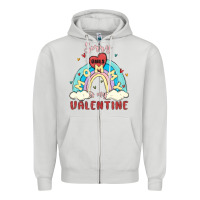Dove Grey sorry girls mommy is valentine Zipper Hoodie - MaliasSmallBusiness