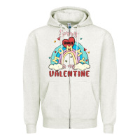 Oatmeal Heather sorry girls mommy is valentine Zipper Hoodie - MaliasSmallBusiness