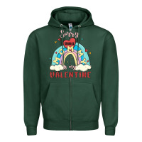 Sports Green sorry girls mommy is valentine Zipper Hoodie - MaliasSmallBusiness