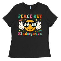 Peace Out 2024 Kindergarten Ladies Tee | Teevron