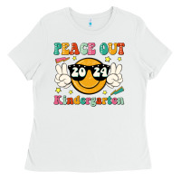 White peace out 2024 kindergarten Ladies Tee - JahusDesignShop