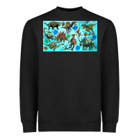 Black dinosaurs sippy cup Heavyweight Sweatshirt - Artiststas