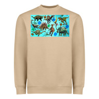 Mushroom dinosaurs sippy cup Heavyweight Sweatshirt - Artiststas