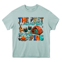 Arona the best memories are made camping Heavy Core Tee - texasbilliewilder