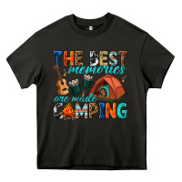 Asphalt the best memories are made camping Heavy Core Tee - texasbilliewilder
