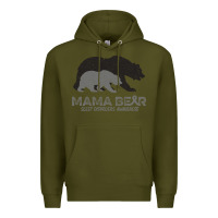 Army Green Mama Bear Sleep Disorders Awareness Premium Hoodie - Bettercallsaul