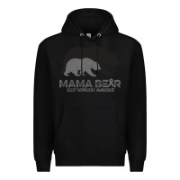 Black Mama Bear Sleep Disorders Awareness Premium Hoodie - Bettercallsaul