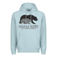 Blue Mist Mama Bear Sleep Disorders Awareness Premium Hoodie - Bettercallsaul