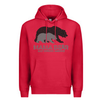 Cardinal Mama Bear Sleep Disorders Awareness Premium Hoodie - Bettercallsaul