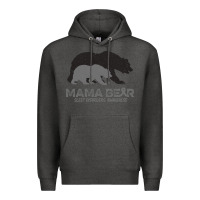 Charcoal Heather Mama Bear Sleep Disorders Awareness Premium Hoodie - Bettercallsaul