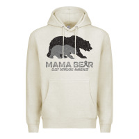 Oatmeal Heather Mama Bear Sleep Disorders Awareness Premium Hoodie - Bettercallsaul