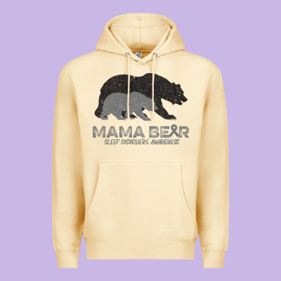 Mama Bear Sleep Disorders Awareness Premium Hoodie Designed By Bettercallsaul