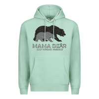 Seafoam Mama Bear Sleep Disorders Awareness Premium Hoodie - Bettercallsaul