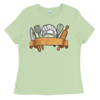Matcha customized chef tools Ladies Tee - MaliasSmallBusiness