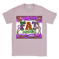 Lilac fat tuesday fleur de lis and mardi gras beads Classic Tee - Artiststas
