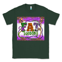 Sports Green fat tuesday fleur de lis and mardi gras beads Classic Tee - Artiststas