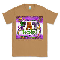 Toasted Coconut fat tuesday fleur de lis and mardi gras beads Classic Tee - Artiststas