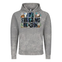 Cloud Rock It's Freezing Season Vintage Hoodie - FaDigitalArtStudio