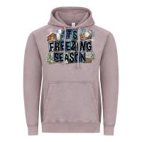 Vintage Zinc It's Freezing Season Vintage Hoodie - FaDigitalArtStudio