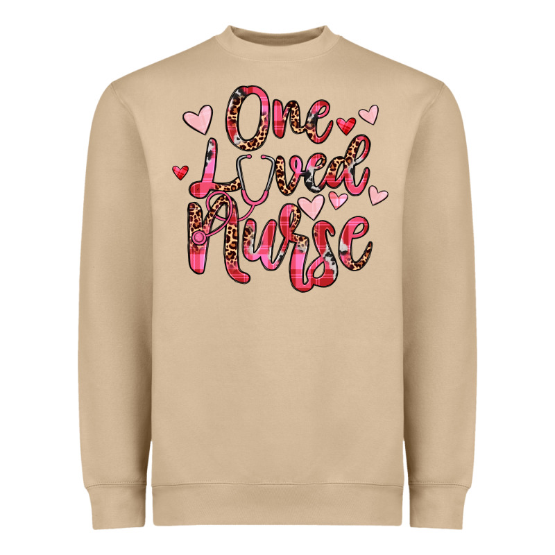 One Loved Nurse Heavyweight Sweatshirt by JahusDesignShop | Teevron