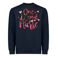 Navy one loved nurse Heavyweight Sweatshirt - JahusDesignShop