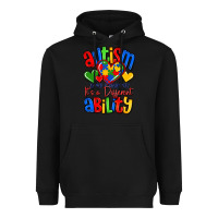 Black autism is not a disability it's a different abilit Heavyweight Hoodie - LillyAllenDesigns