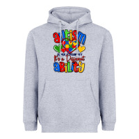 Heather Grey autism is not a disability it's a different abilit Heavyweight Hoodie - LillyAllenDesigns