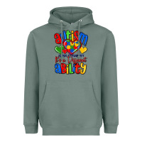 Sage autism is not a disability it's a different abilit Heavyweight Hoodie - LillyAllenDesigns