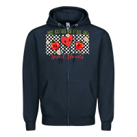 Navy my class full of sweet hearts Zipper Hoodie - MaliasSmallBusiness