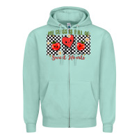 Seafoam my class full of sweet hearts Zipper Hoodie - MaliasSmallBusiness