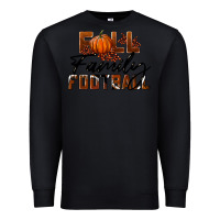 Black Fall Family Football Premium Sweatshirt - LillyAllenDesigns