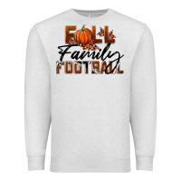 Oatmeal Heather Fall Family Football Premium Sweatshirt - LillyAllenDesigns