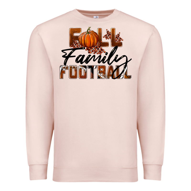 Fall Family Football Premium Sweatshirt by LillyAllenDesigns | Teevron