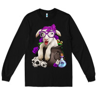 Black funny halloween lamb Long Sleeve Tee - Jasminsmagicworld