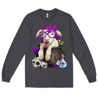 Smoke funny halloween lamb Long Sleeve Tee - Jasminsmagicworld