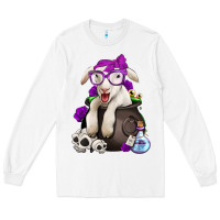 White funny halloween lamb Long Sleeve Tee - Jasminsmagicworld