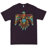 Plum thunderbird with sunflowers Premium Tee - BarkalooDesign