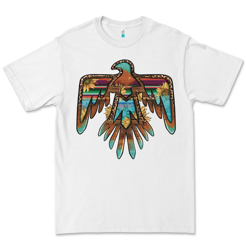 Thunderbird With Sunflowers Premium Tee by BarkalooDesign | Teevron