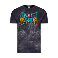 Cloud Black spoiler alert i dont care Vintage Tee - AdoDesignShop