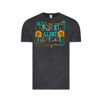 Vintage Black spoiler alert i dont care Vintage Tee - AdoDesignShop