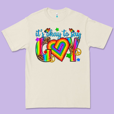 Premium Tee its okay to say gay