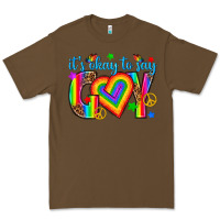 Cacao its okay to say gay Premium Tee - texasbilliewilder