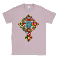 Lilac christmas cross Classic Tee - AdoDesignShop